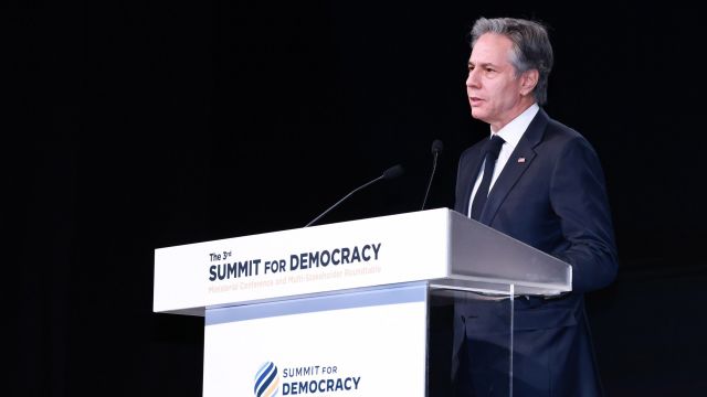 Blinken remarks at Ministerial Conference of the Third Summit for Democracy