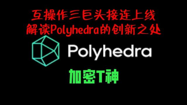 互操作三巨头接连上线,解读Polyhedra的创新之处