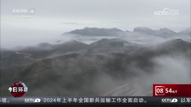 湖南张家界:七星山云海涌动,山峦飘渺美如仙境