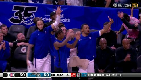 《NBA全场集锦》【回放】快船vs魔术中文解说全场回放
