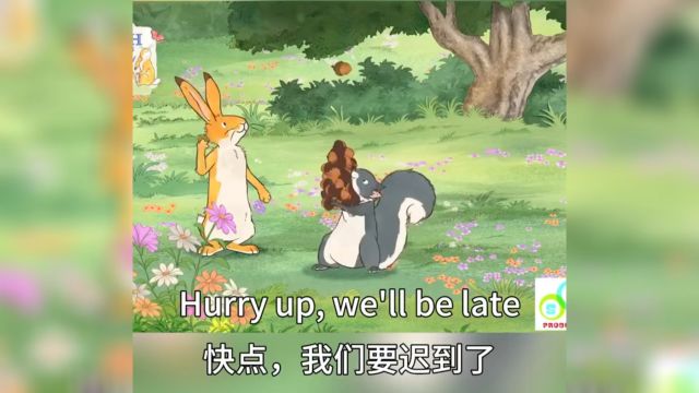 每日英语口语练习Hurry up, we'll be late快点,我们要迟到了