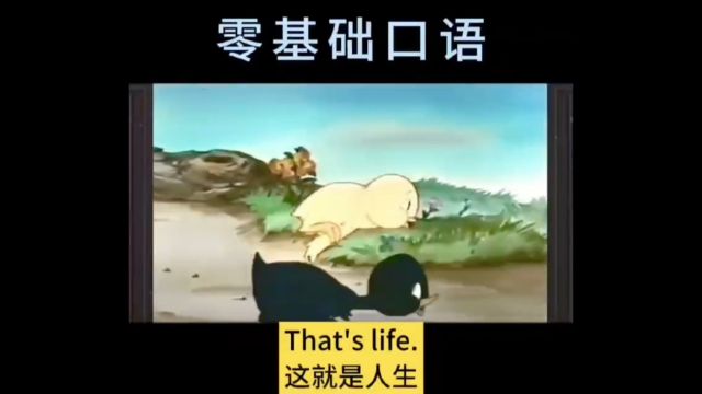 每日英语口语练习That's life 这就是人生