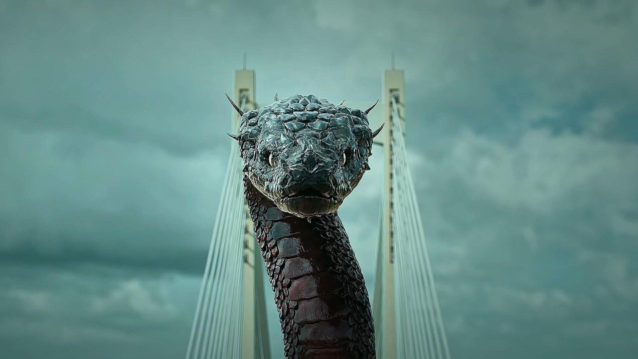 当巨蜥遇上巨蟒,谁更厉害