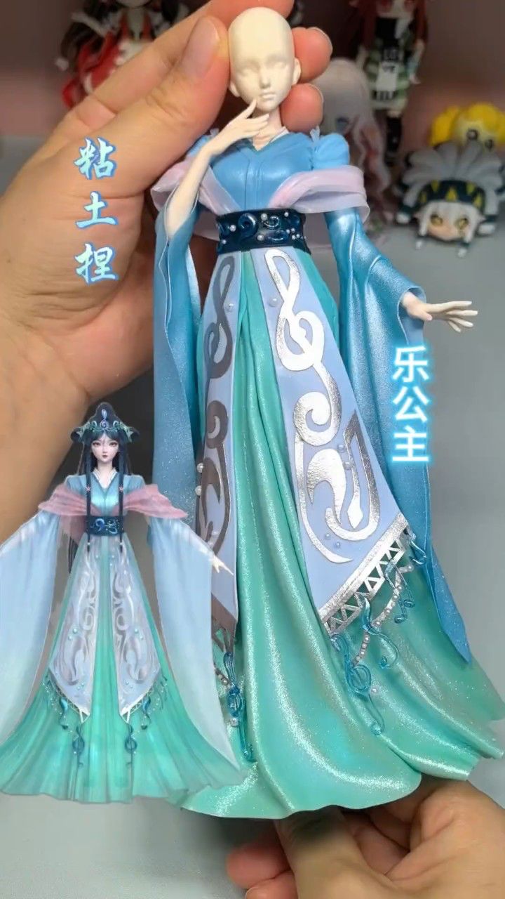 用超轻粘土挑战制作叶罗丽乐音公主