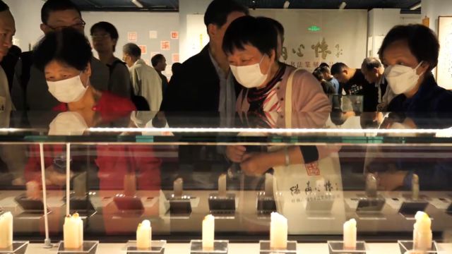 福建省美术馆迎来叶林心师生书法篆刻作品展