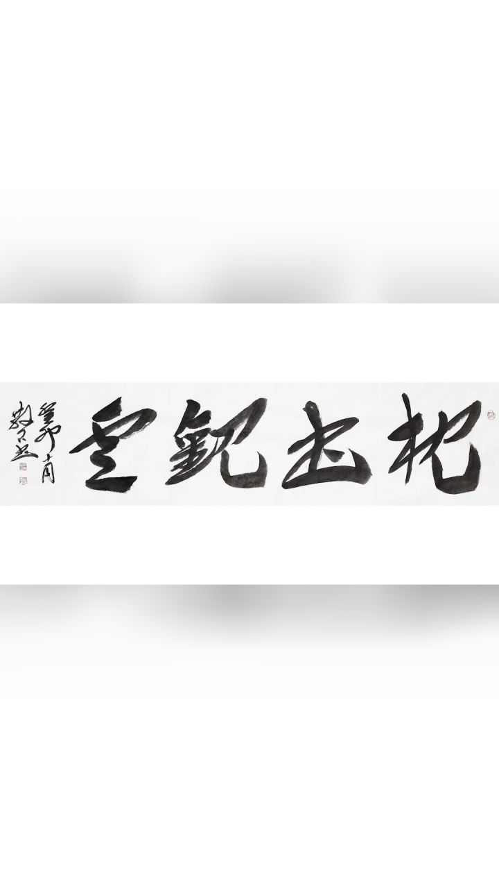 书法家:张成银 作品《枕书观云》