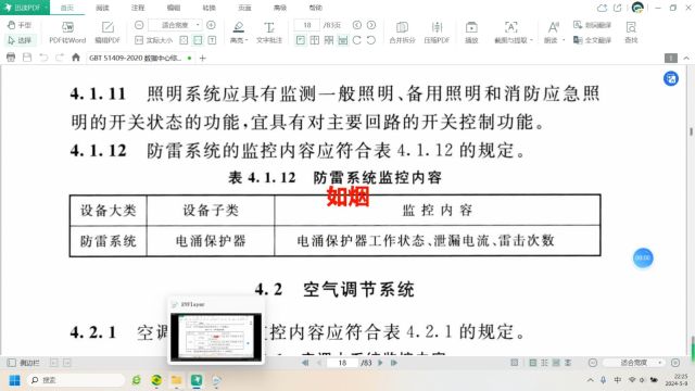 数据中心综合监控技术标准空气调节