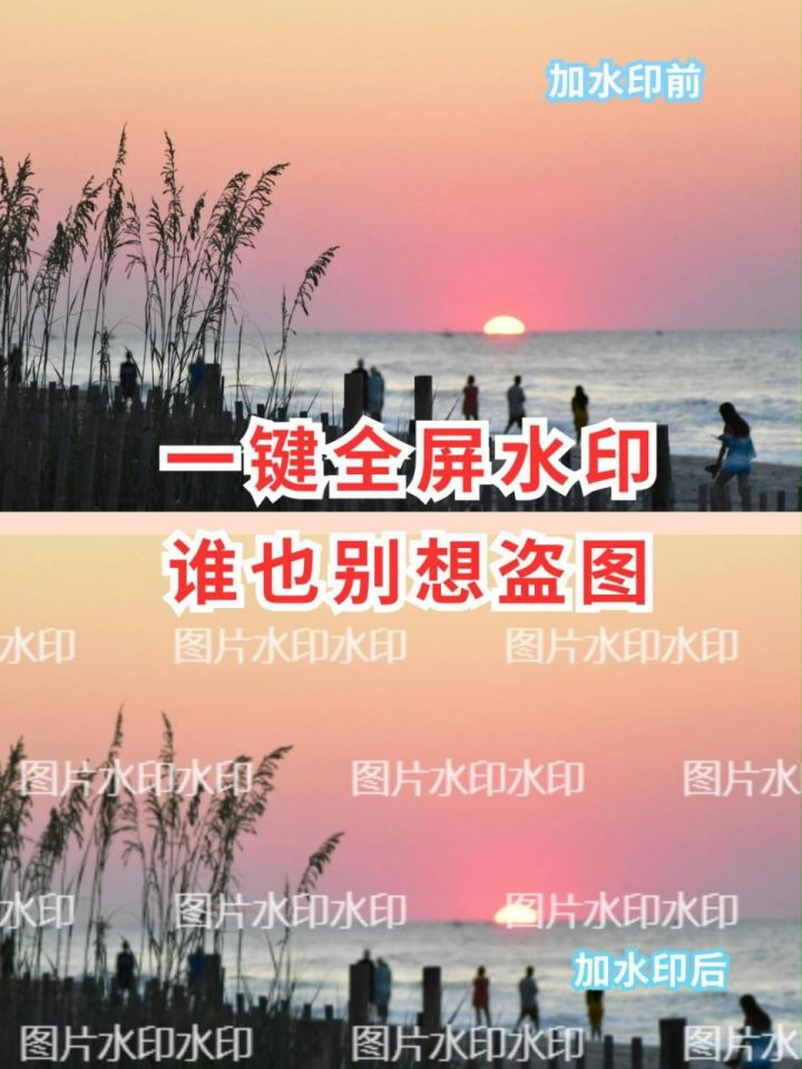 一键全屏水印 谁也别想盗图.