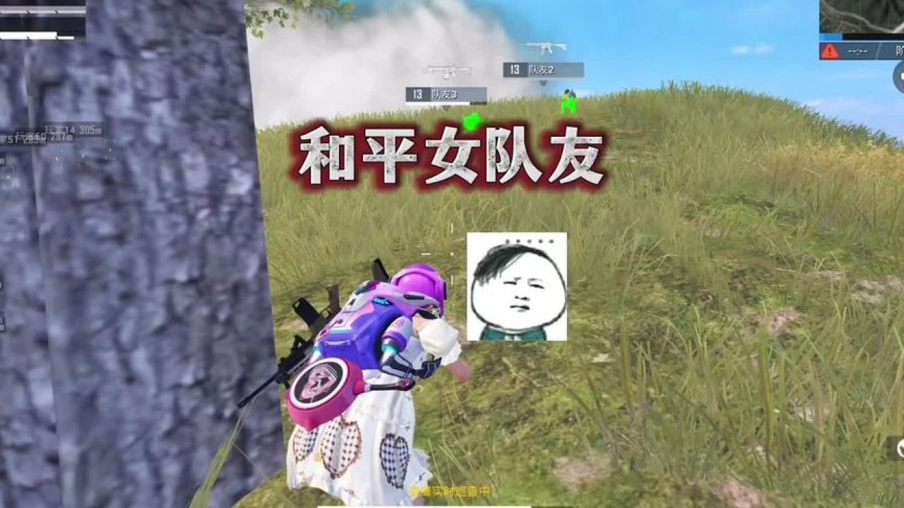 和平精英:观察你的女队友