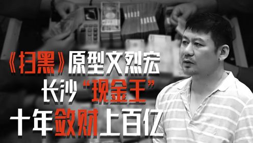 长沙“现金王”文烈宏，《扫黑·决不放弃》原型之一，背靠保护伞十年敛财上百亿