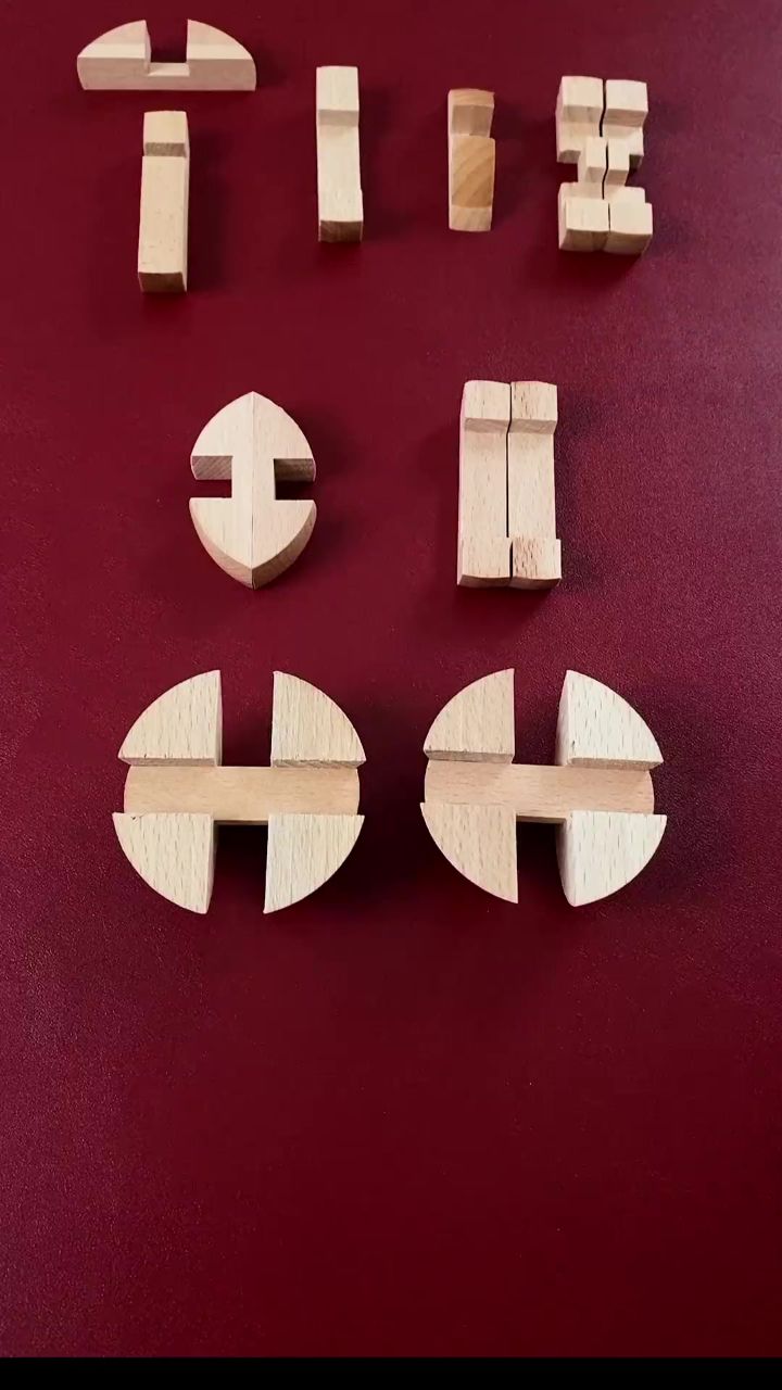 古人的智力玩具鲁班锁,这个鲁班球的拼法,你学会了吗?