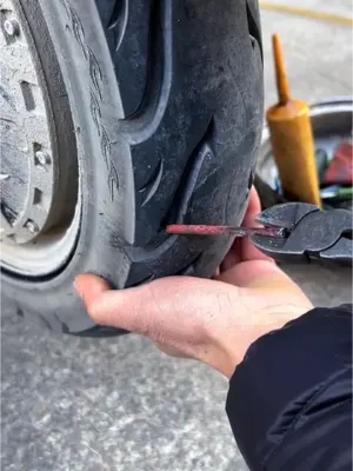 电动车维修 #补胎