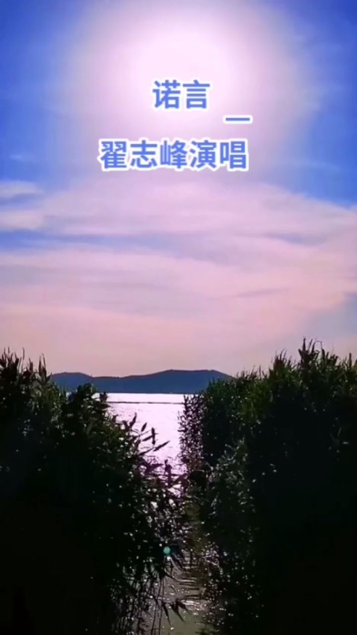 诺言—歌手翟志峰演唱