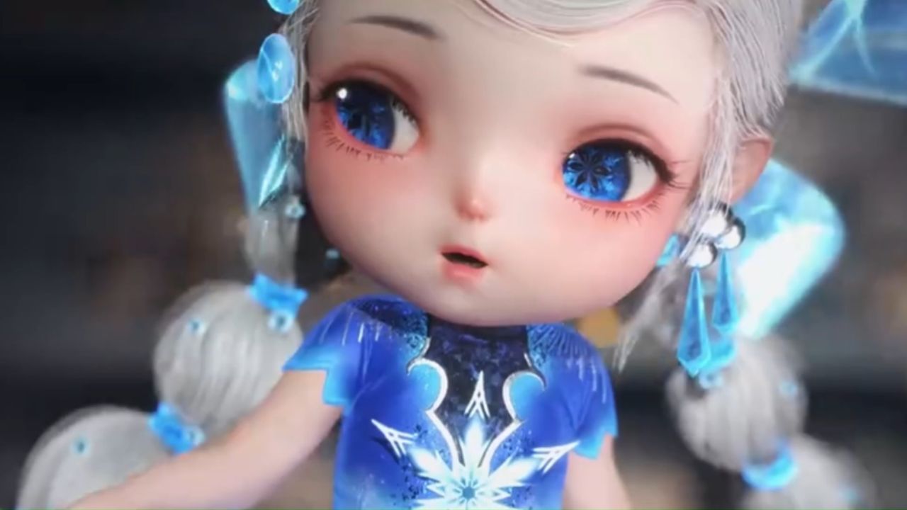 绝世唐门:霍雨浩女儿登场,70万年雪帝变成小女孩,太可爱了