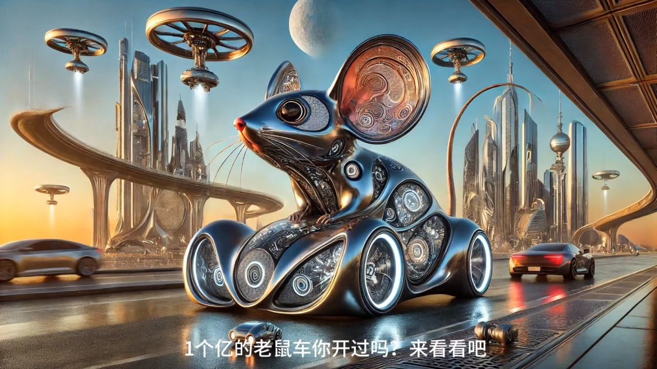 我的天啊,一个亿的老鼠车你开过吗?
