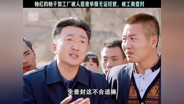 柿红开的柿子加工厂被恶意举报无证经营被工商查封#好剧推荐官