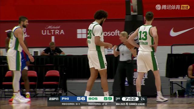 NBA夏季联赛：76人vs凯尔特人中文解说全场回放