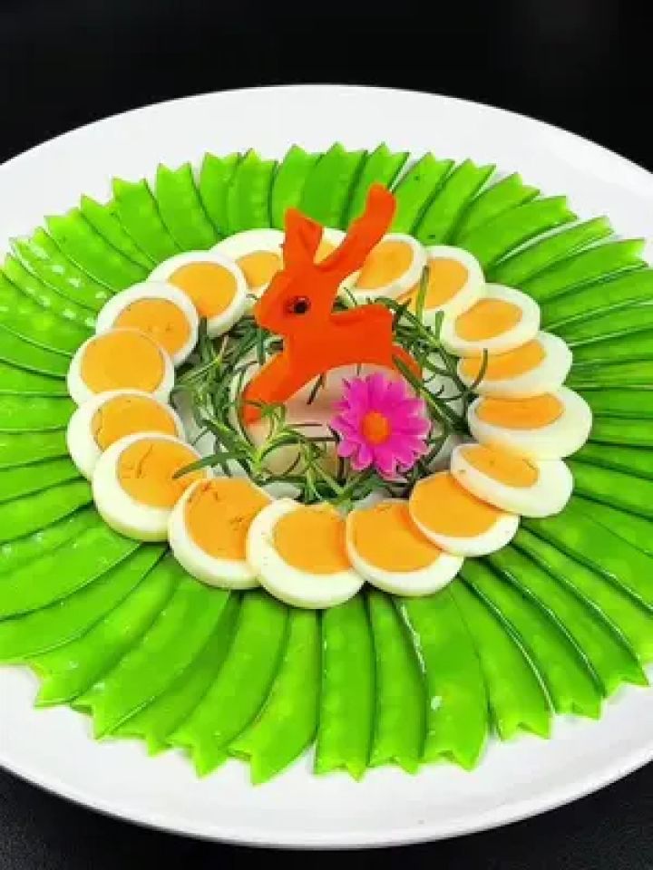 美食 #创意盘饰#果蔬雕刻