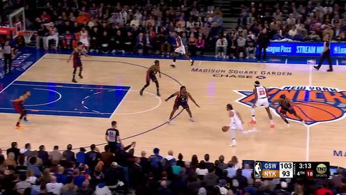 《NBA全场集锦》【回放】NBA常规赛：勇士vs尼克斯第4节中文解说回放