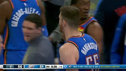 《俄克拉荷马雷霆》【回放】NBA常规赛：森林狼vs雷霆第3节中文解说回放