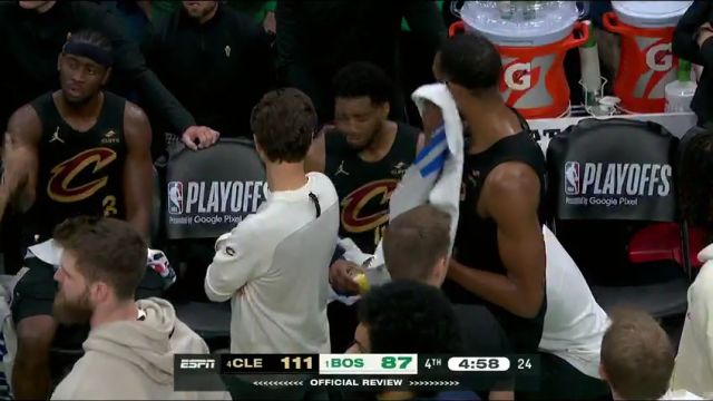 NBA季后赛：骑士vs凯尔特人第4节英文原声回放