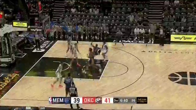 NBA夏季联赛：灰熊vs雷霆第3节中文解说回放