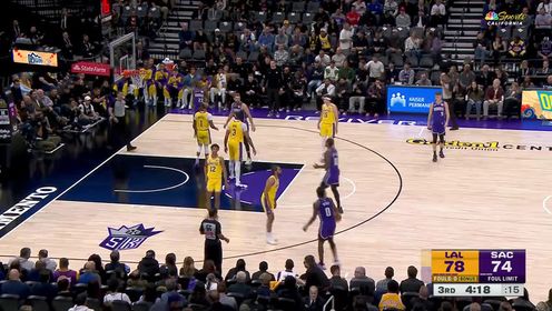 《NBA全场集锦》【回放】NBA常规赛：湖人vs国王第3节中文解说回放