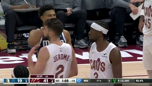 《NBA骑士》NBA常规赛：独行侠vs骑士英文原声全场回放