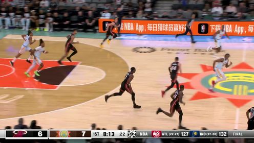 《圣安东尼奥马刺》攻防一体无所不能 阿德巴约反击一条龙强势完成2+1
