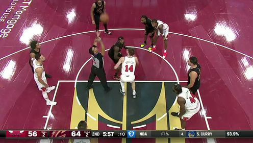 《NBA骑士》【回放】NBA杯小组赛：公牛vs骑士第2节中文解说回放