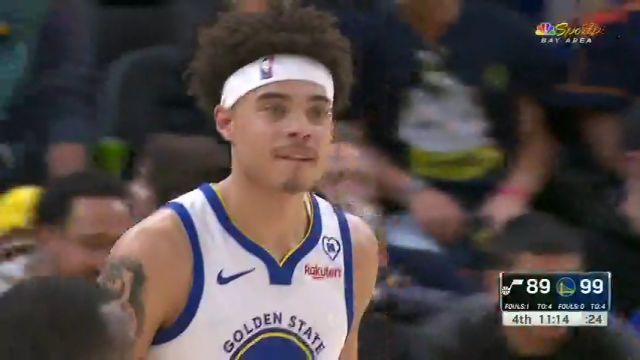 NBA常规赛：爵士vs勇士第4节中文解说回放