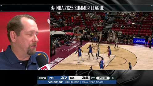 《圣安东尼奥马刺》NBA夏季联赛：76人vs马刺第2节中文解说回放
