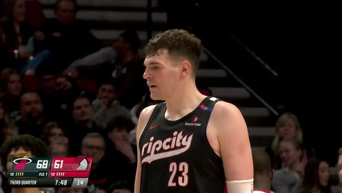《NBA全场集锦》【回放】热火vs开拓者第3节英文原声回放