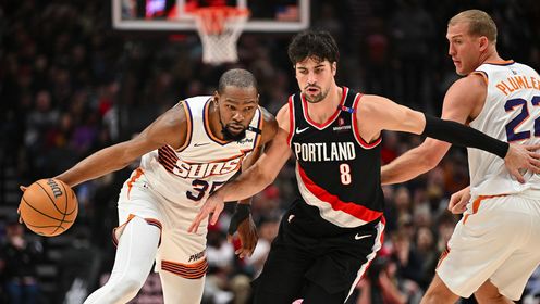 《NBA全场集锦》【纯享】太阳vs开拓者精华回放 开拓者7人得分上双艾顿制霸内线帮助球队轻取太阳