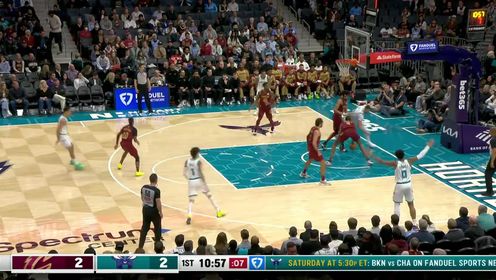 《NBA全场集锦》手感好到爆！加兰追身三分一箭穿心