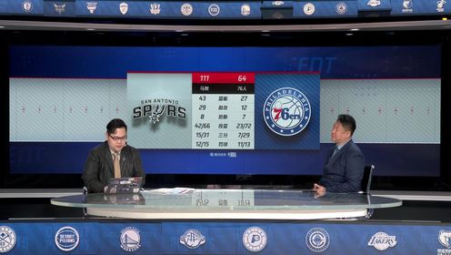 03月04日 NBA常规赛 马刺vs76人 NBA录像回放