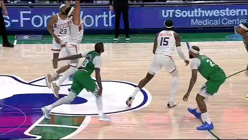 NBA常规赛：太阳vs独行侠英文原声全场回放