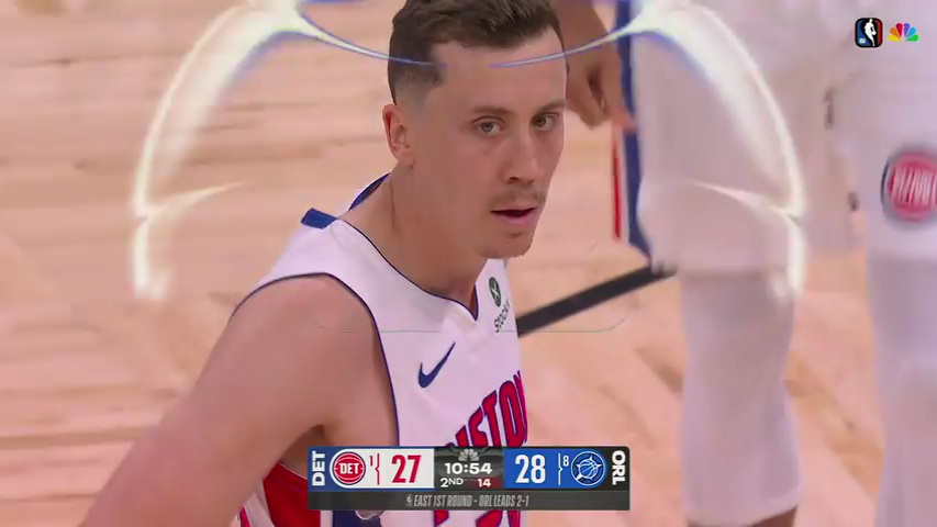 活塞vs魔术第2节英文原声回放