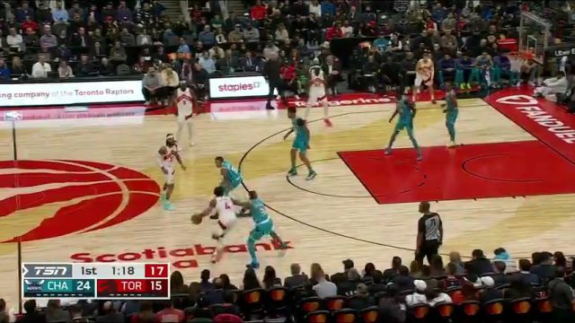 黄蜂vs猛龙第1节中文解说回放