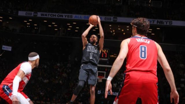 奇才97-124篮网 布里奇斯21分三节打卡库兹马17分孤立无援