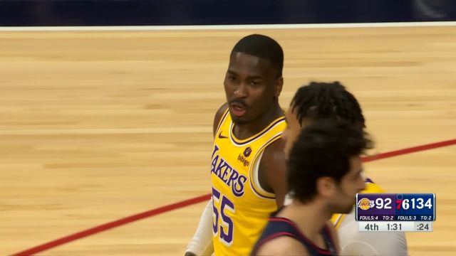 本来就病中输球给Big胖整的更迷糊了 直呼霍奇长得像乔丹