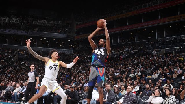 布里奇斯vs爵士集锦 拿下全场最高33分3篮板4助攻带领球队拿下胜利