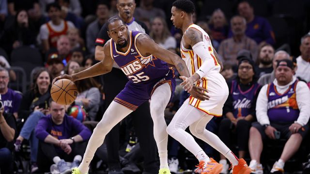 杜兰特vs老鹰集锦 疲态尽显全场划水仍然拿下19分