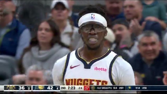 NBA常规赛：掘金vs步行者英文原声全场回放