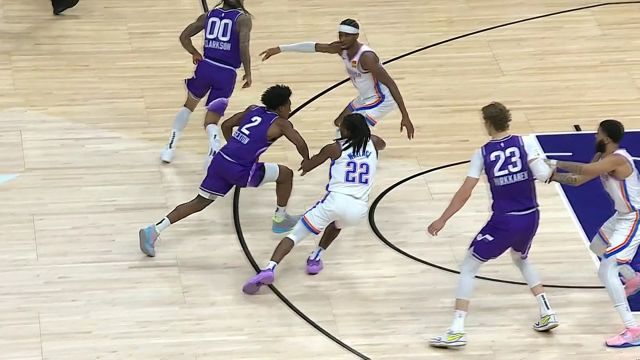 关键时刻拼尽全力！切特高高跃起大帽凯斯勒遮天蔽日