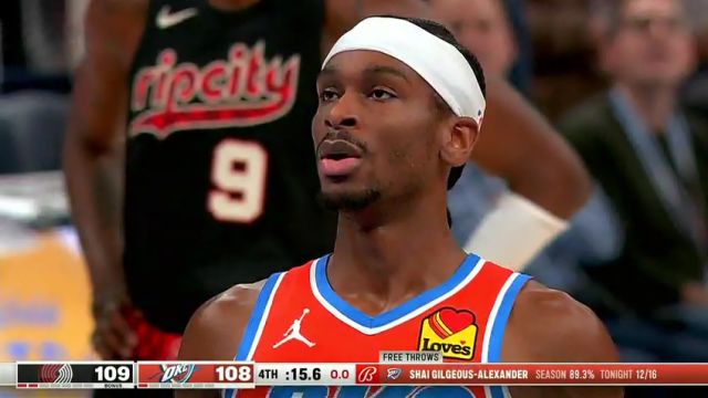 开拓者vs雷霆第4节英文原声回放