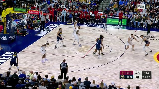 莫布里vs掘金集锦 全场空砍23分独木难支苦吞败果