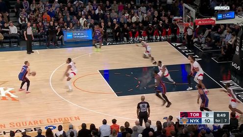 《NBA全场集锦》快刀斩乱麻！巴恩斯回手妙传助攻特伦特滑翔飞扣