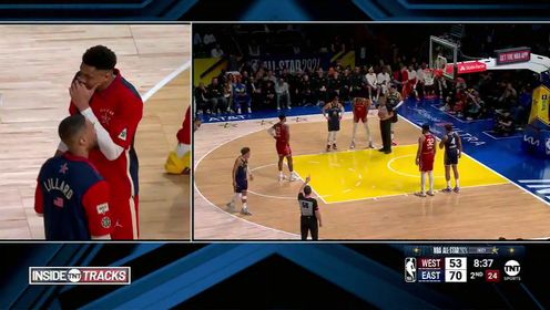 《NBA全场集锦》【回放】NBA全明星正赛：西部明星队vs东部明星队第2节中文解说回放