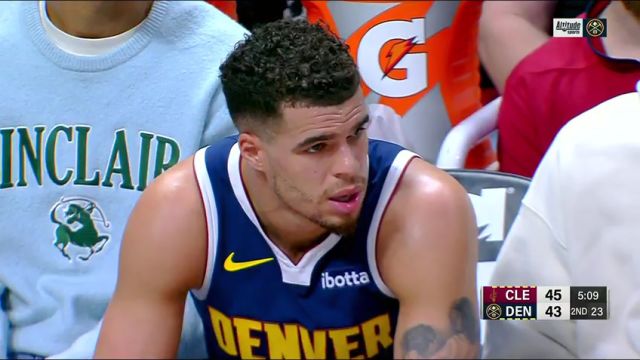 NBA常规赛：骑士vs掘金第2节中文解说回放